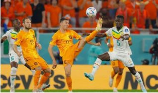 世界杯-荷兰2-0塞内加尔 加克波破门克拉森建功德容助攻+失良机
