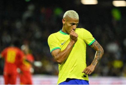 国际友谊赛-巴西3-0完胜加纳 内马尔两助攻理查利森双响