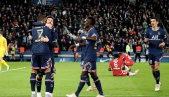 法甲-姆巴佩梅开二度梅西助攻 巴黎主场2-0摩纳哥