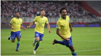 世预赛-秘鲁0-1巴西，马尔基尼奥斯接内马尔角球绝杀