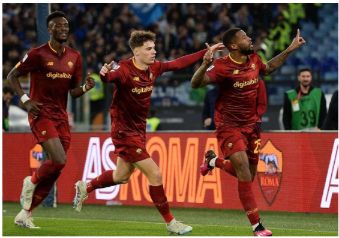 意甲-罗马3-0完胜十人桑普 维纳尔杜姆进球+造点!迪巴拉点射
