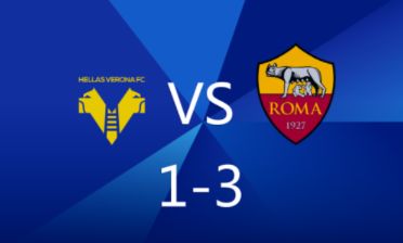 意甲-罗马3-1战胜维罗纳 扎尼奥洛破门+伤退，沃尔帕托传射