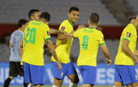 世预赛-巴西2-0完胜10人乌拉圭 理查利森破门卡瓦尼染红