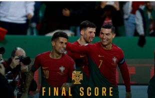 欧预赛-葡萄牙4-0大胜列支敦士登 C罗梅开二度，B席、坎塞洛进球