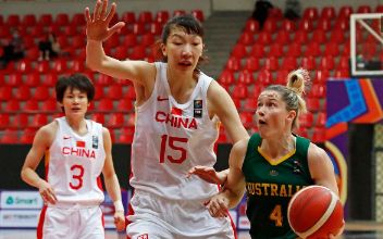 亚洲杯-中国女篮82-64澳大利亚 三连胜锁定四强