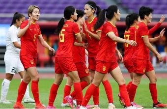 亚运女足-6人破门!中国女足7-0横扫乌兹别克斯坦 夺亚运铜牌