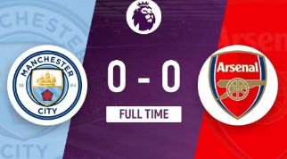 英超-曼城0-0闷平阿森纳 枪手落后利物浦2分第二曼城第三