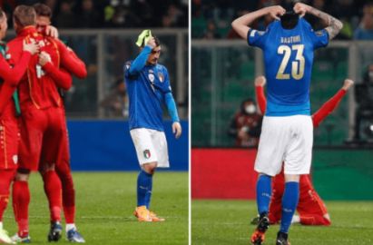 世预赛-意大利92分遭绝杀0-10-1爆冷不敌北马其顿 连续两届无缘世界杯