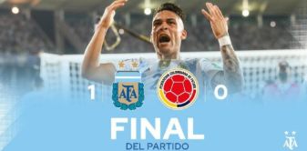 世预赛-劳塔罗进制胜球 阿根廷主场1-0胜哥伦比亚