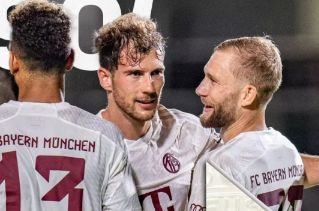 德国杯-莱默尔首球特尔克雷茨格破门 拜仁4-0轻取明斯特晋级