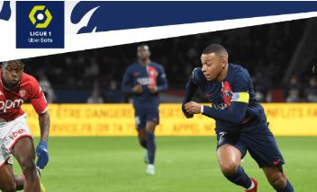 法甲-巴黎5-2摩纳哥联赛6连胜 姆巴佩破门登贝莱首球+造点