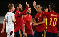 欧国联-西班牙1-0瑞士小组领跑 索默失误造唯一丢球