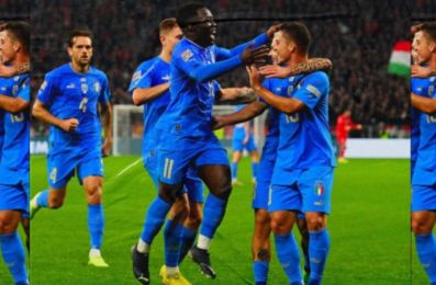 欧国联-意大利2-0匈牙利出线 拉斯帕多里连场破门多纳鲁马开挂