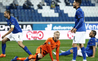 欧国联-意大利1-1平荷兰丢掉榜首 佩莱格里尼破门范德贝克扳平