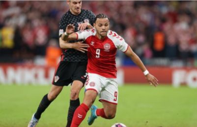 欧国联-丹麦0-1负克罗地亚 帕萨利奇进球科内柳斯造险