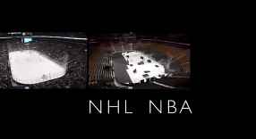 3分钟冰球馆变篮球馆！多伦多NHL曲棍球冰球场变NBA球场